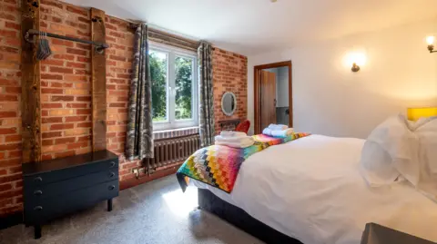 Roscoe Rogers and Knight Bedroom number one at Monnow Valley Studios in Monmouth