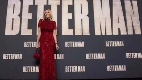 Getty Images Nicole Appleton at the premiere of Better Man. 