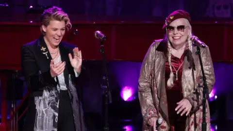 Getty Images Brandi Carlile and Joni Mitchell