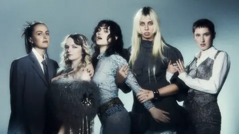 Rachell Smith The Last Dinner Party (L-R): Aurora Nishevci, Emily Roberts, Abigail Morris, Georgia Davies and Lizzie Mayland